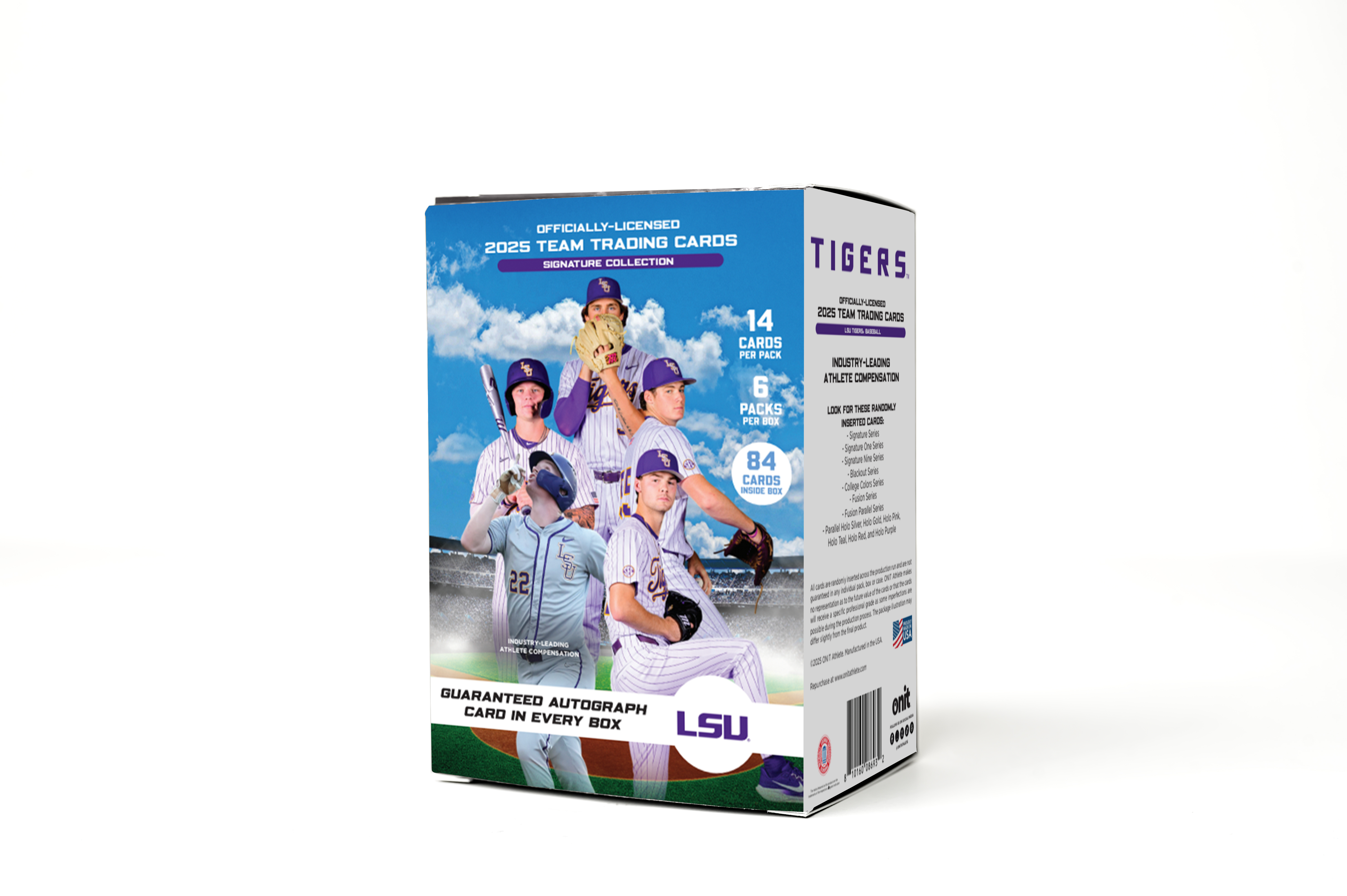 LSU® 2025 Baseball Trading Cards - Platinum Box with Guaranteed Autograph