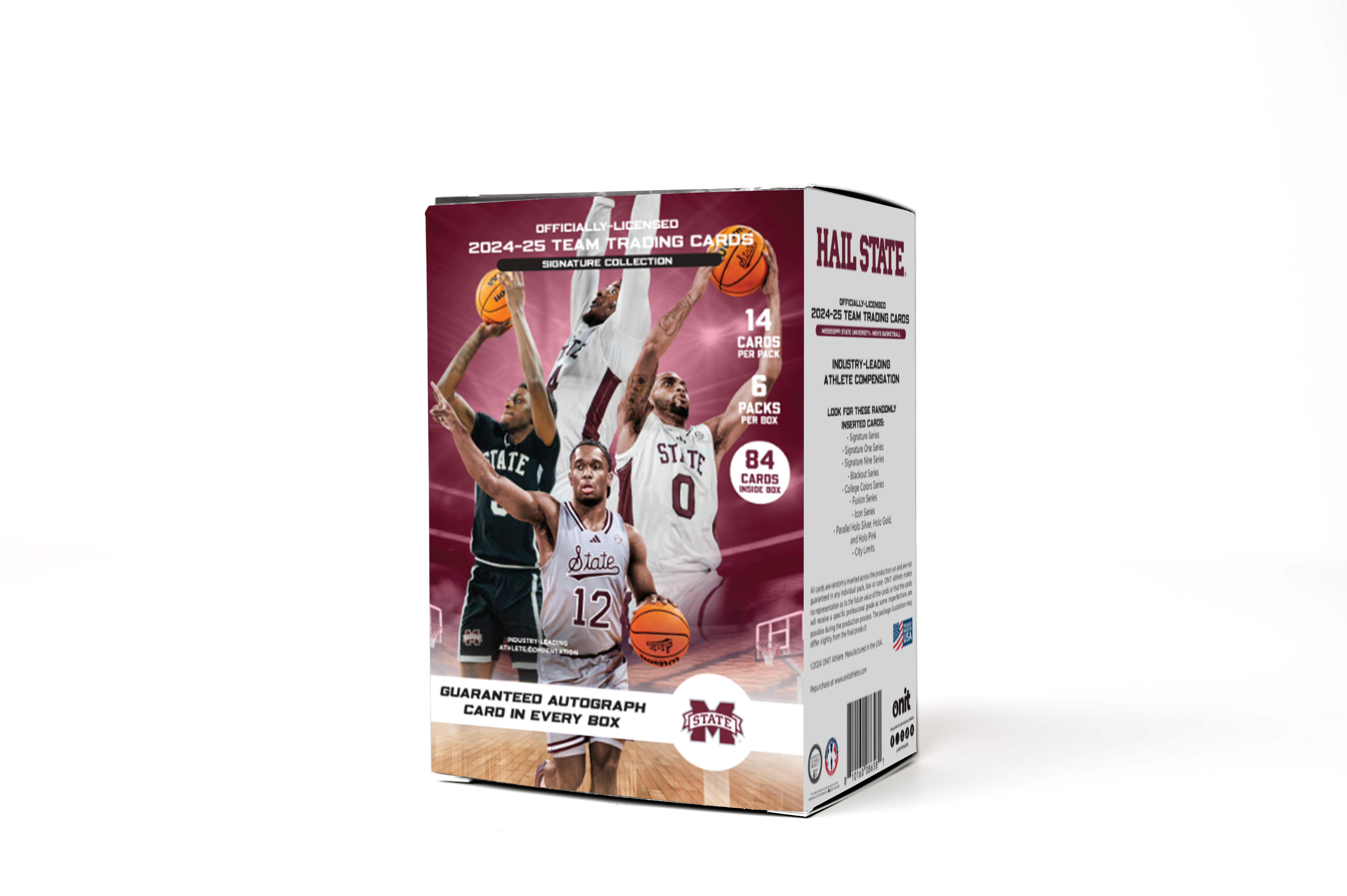 Mississippi State University® 2024-25 Men's Basketball Trading Cards - Platinum Box with Guaranteed Autograph