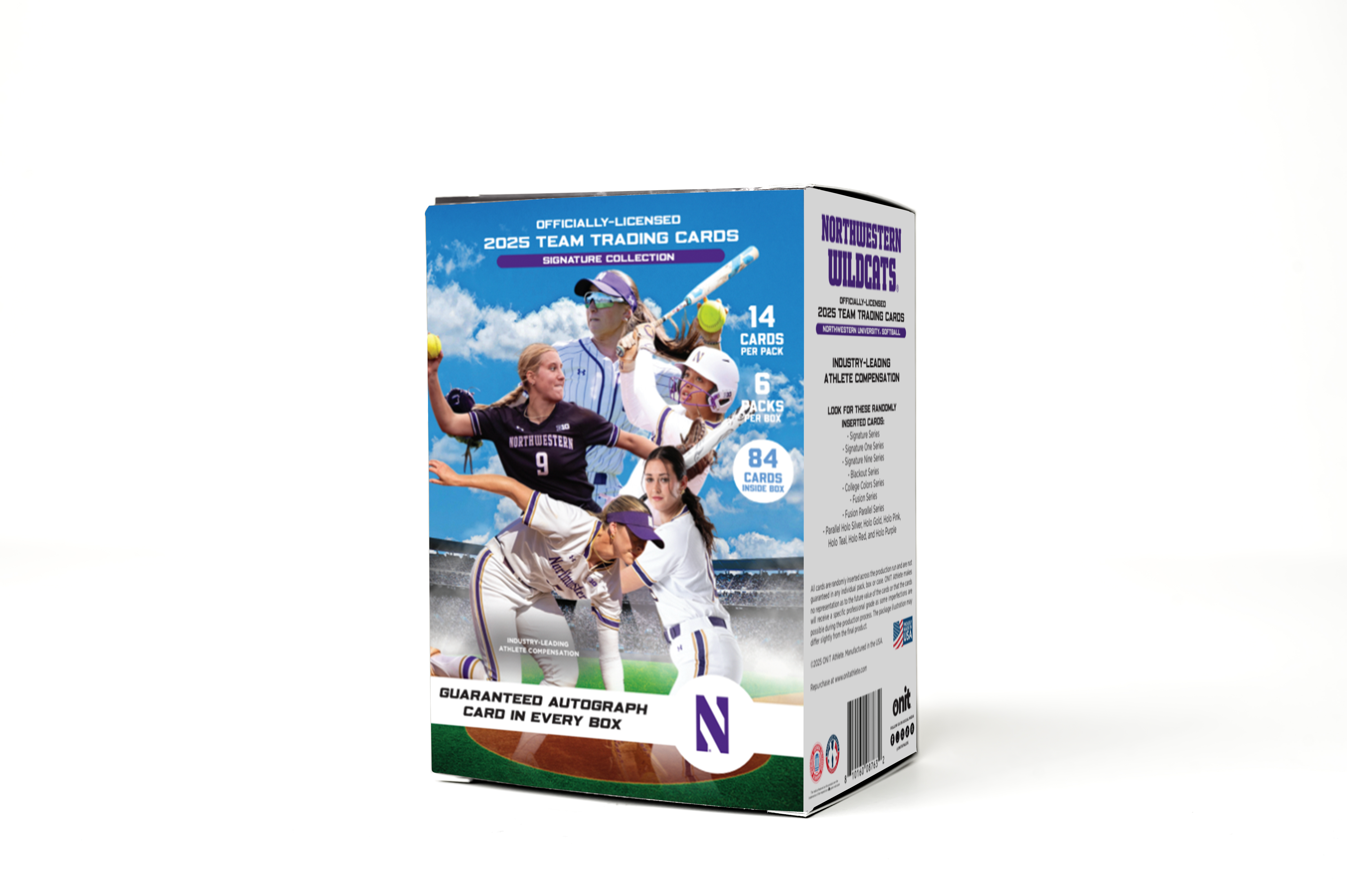 Northwestern University® 2025 Softball Trading Cards - Platinum Box with Guaranteed Autograph