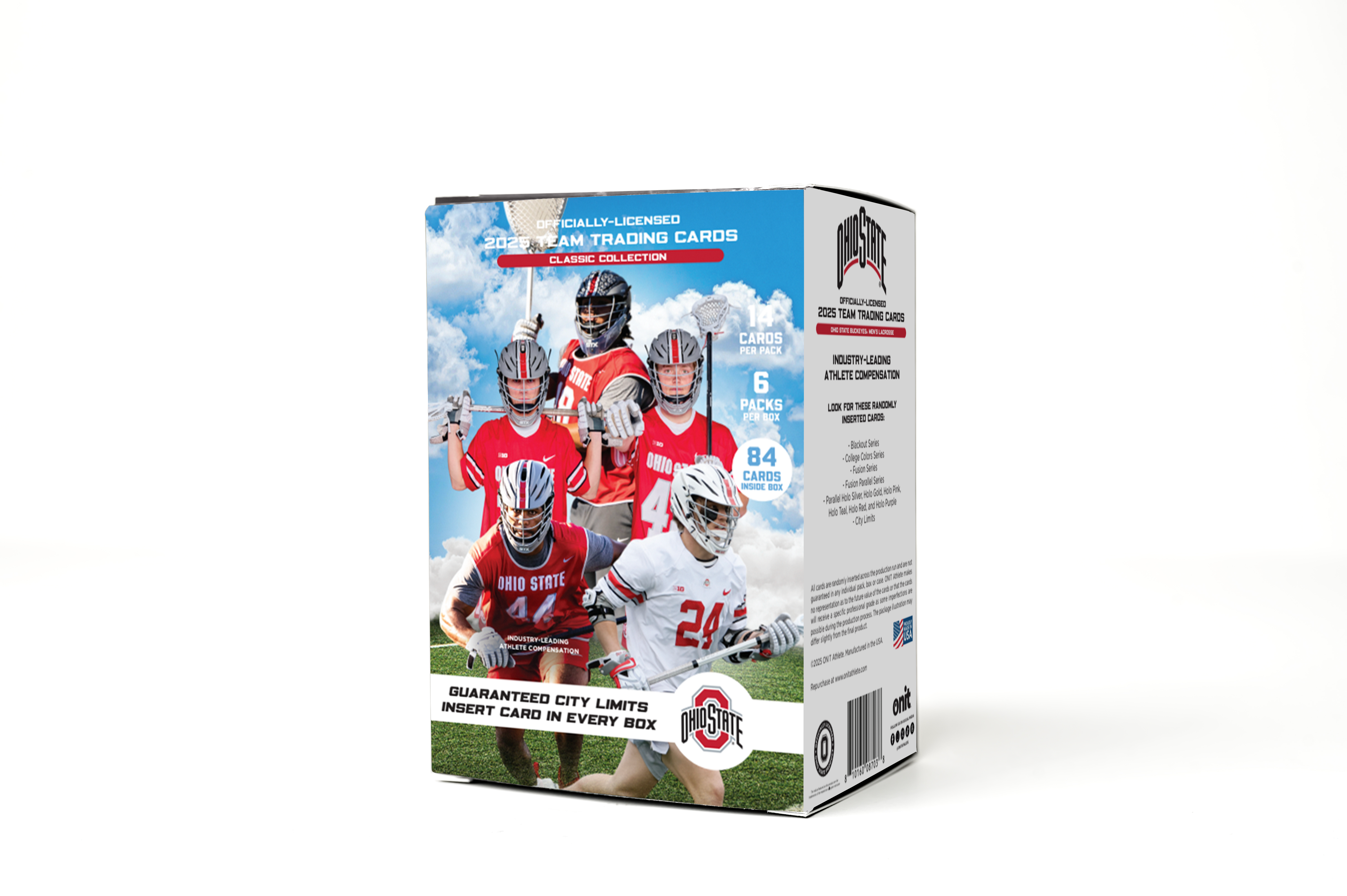 The Ohio State University® 2025 Men's Lacrosse Trading Cards - Blaster Box