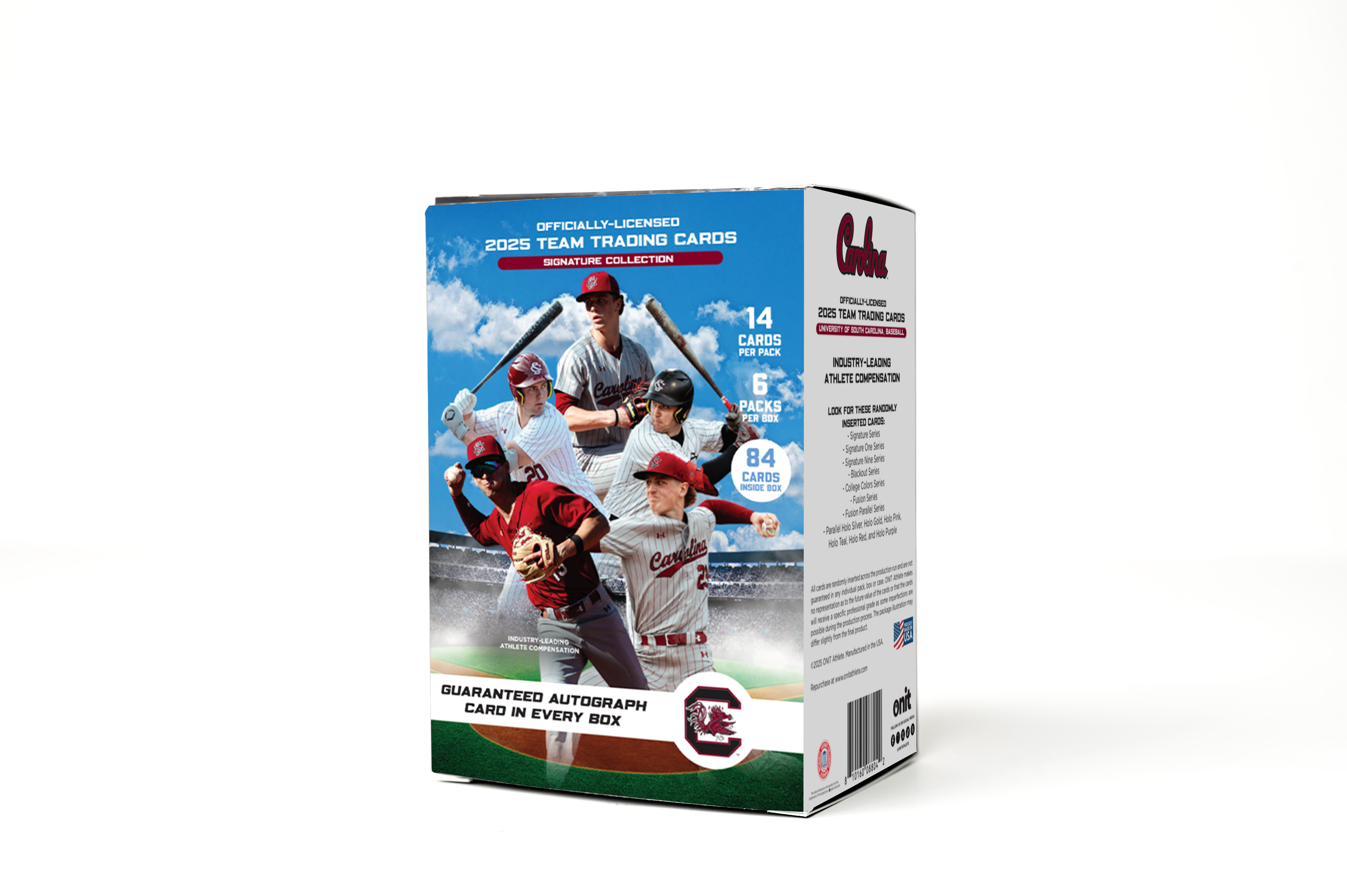 University of South Carolina® 2025 Baseball Trading Cards - Platinum Box with Guaranteed Autograph