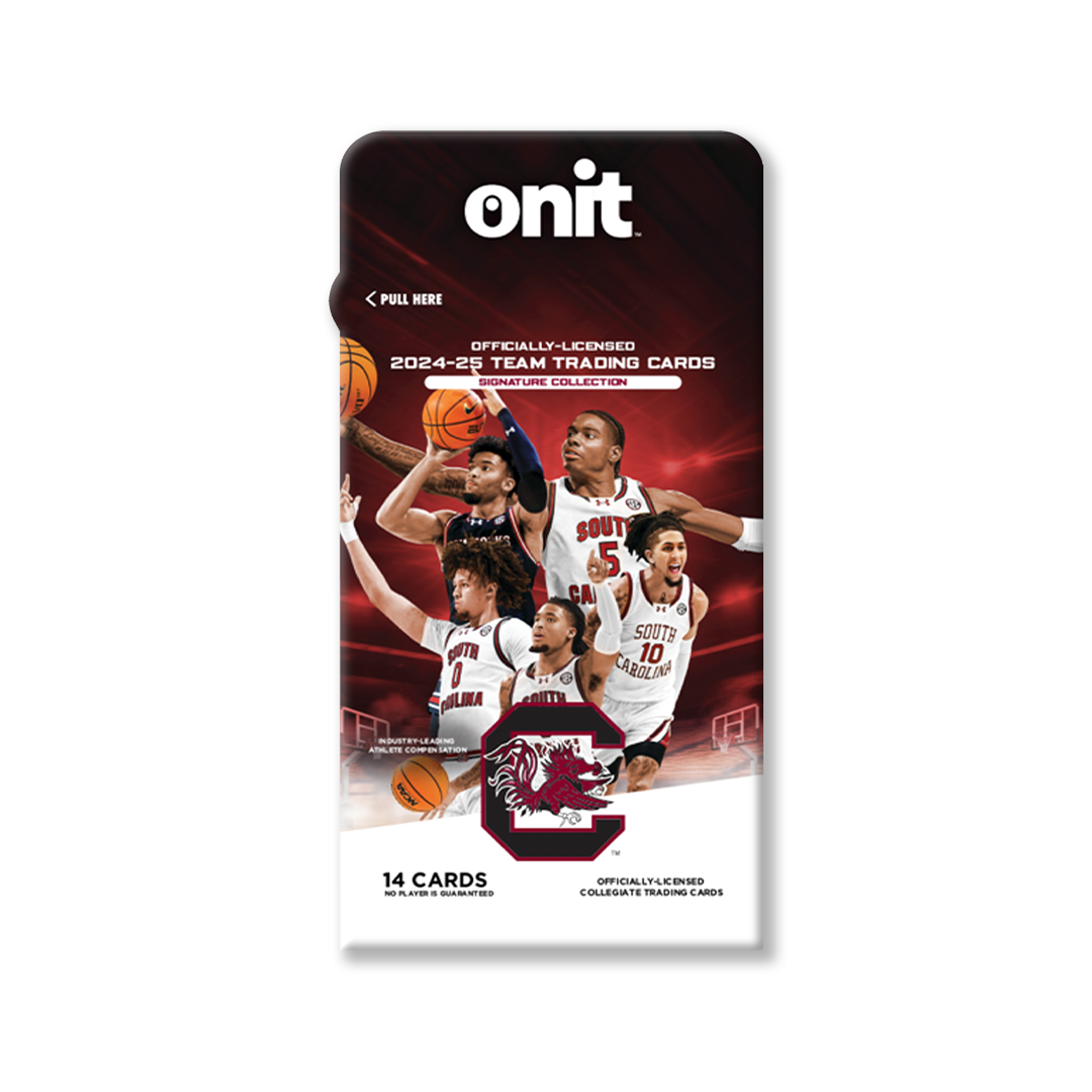 University of South Carolina® NIL Men's Basketball - 2024-25 Signature Trading Cards - Single Pack