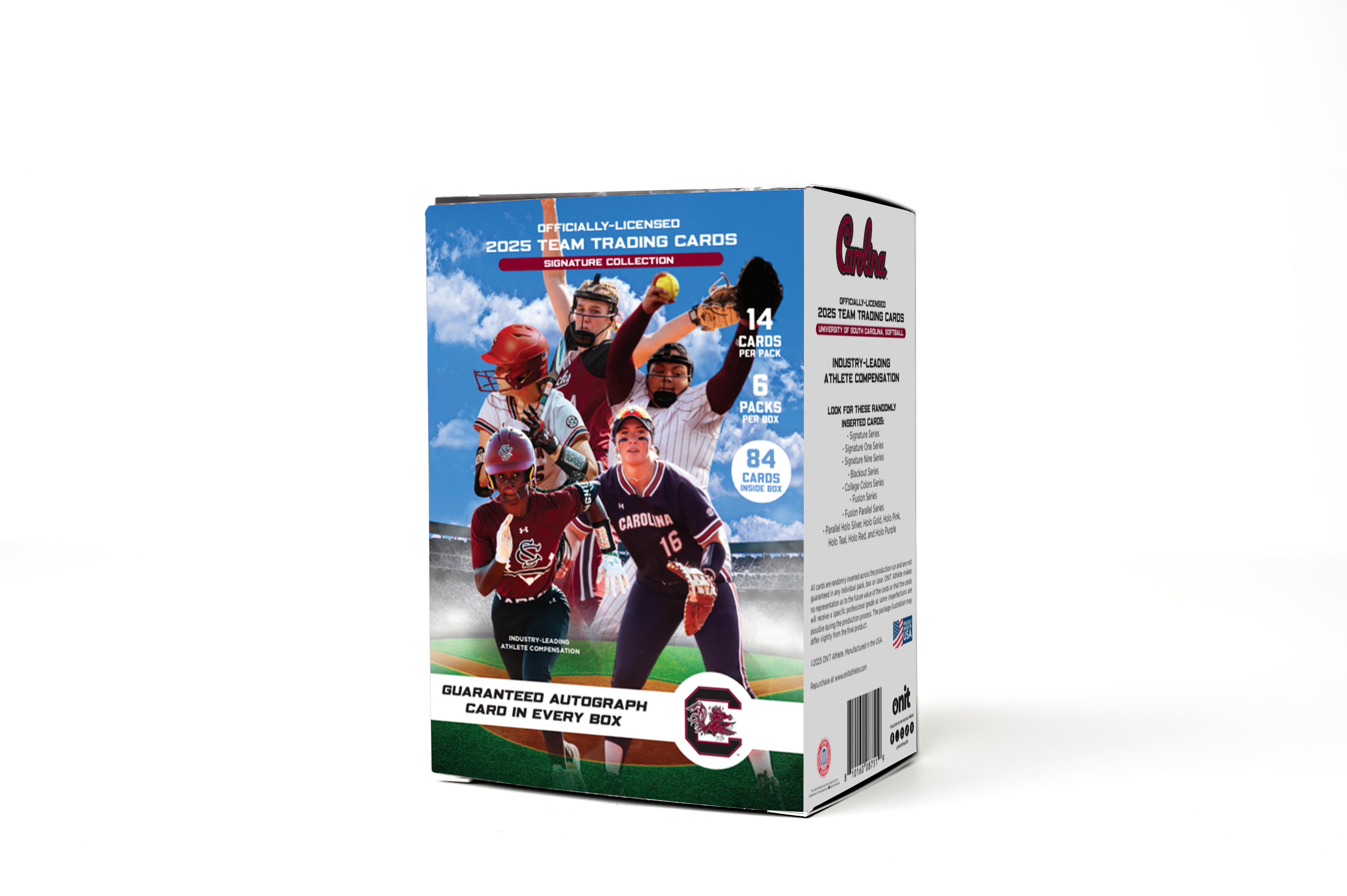 University of South Carolina® 2025 Softball Trading Cards - Platinum Box with Guaranteed Autograph
