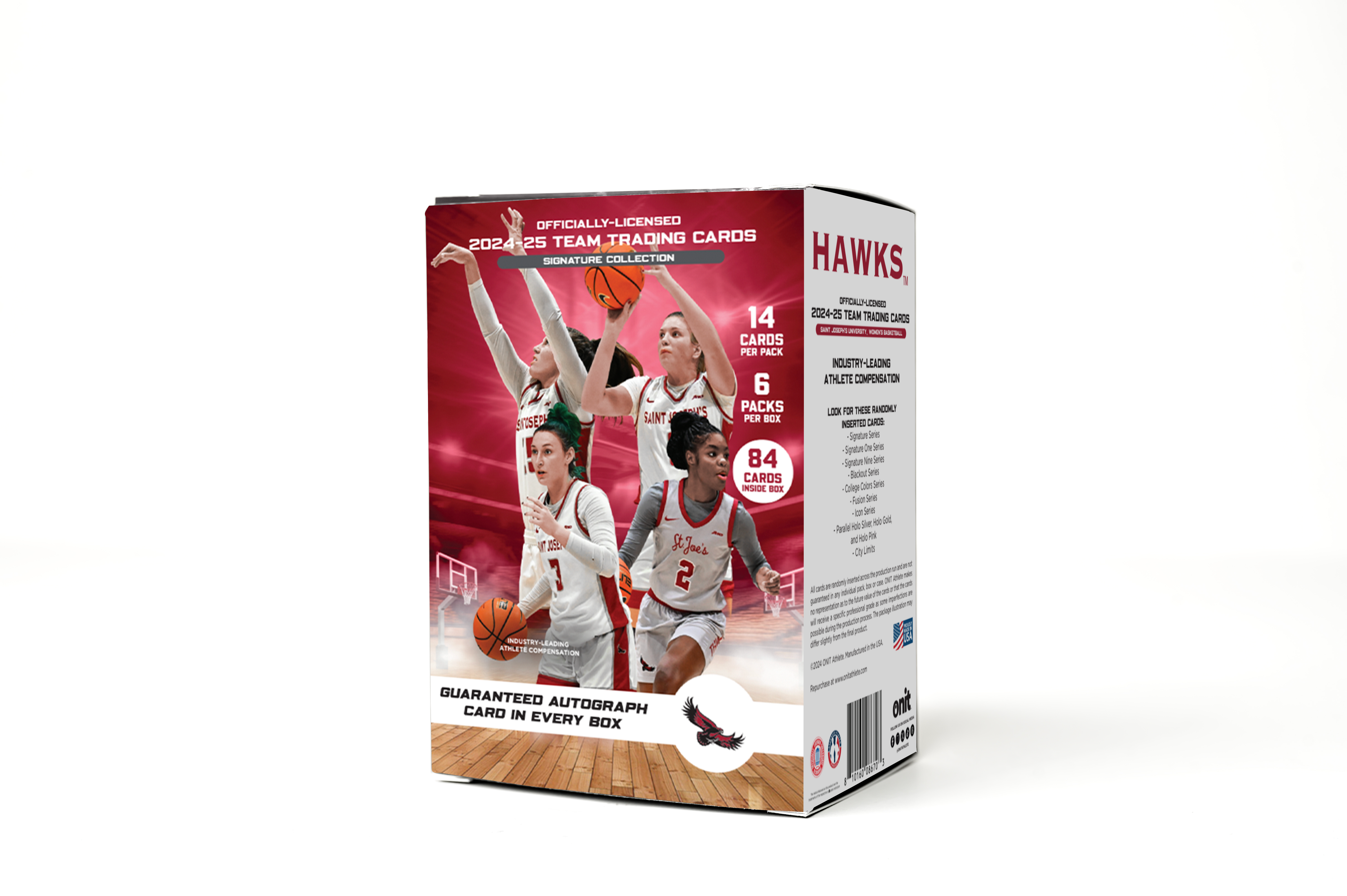 Saint Joseph's University® 2024-25 Women's Basketball Trading Cards - Platinum Box with Guaranteed Autograph