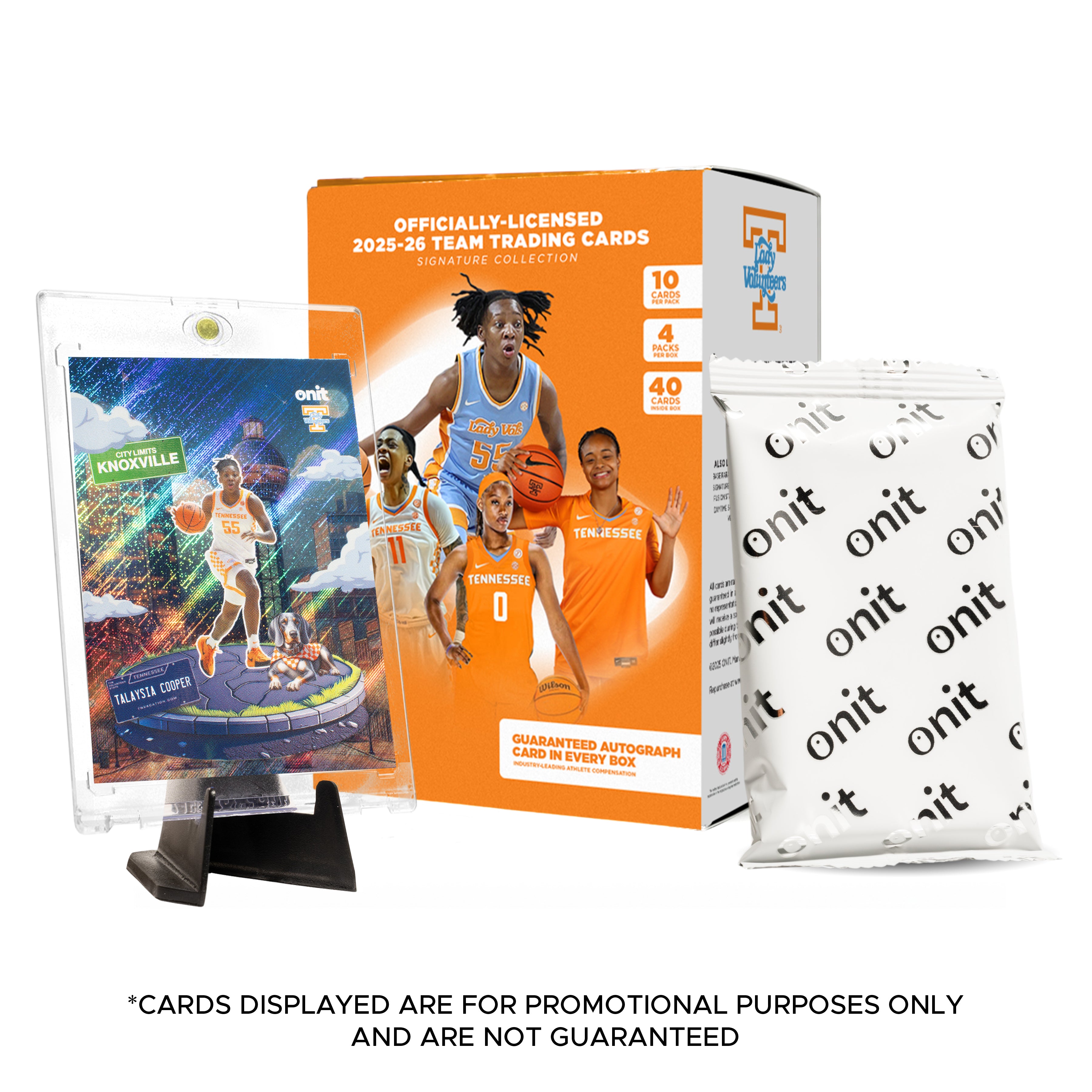 University of Tennessee Women's Basketball 2025-26 Trading Cards - Platinum Box (Guaranteed Autograph)