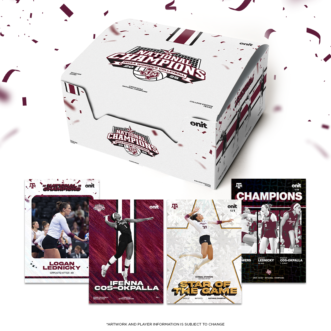 Texas A&M Volleyball 2025 National Champion Commemorative Box