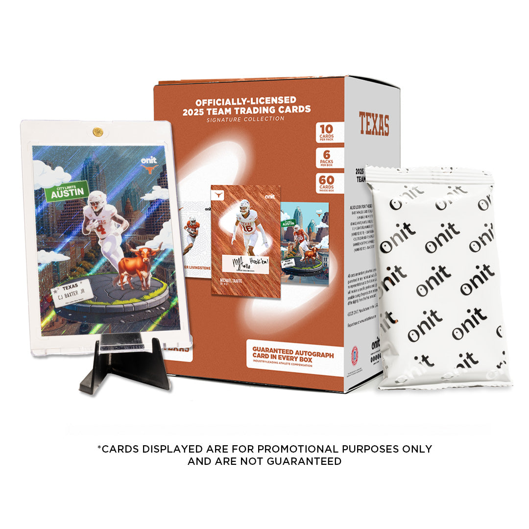 University of Texas Football 2025 Trading Cards - Platinum Box