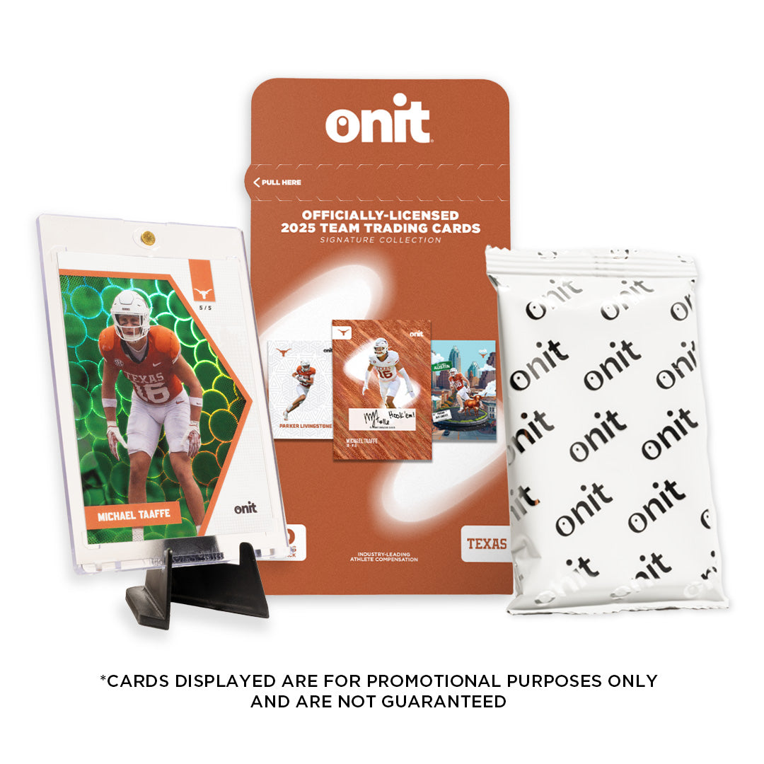 University of Texas Football 2025 Trading Cards - Single Pack