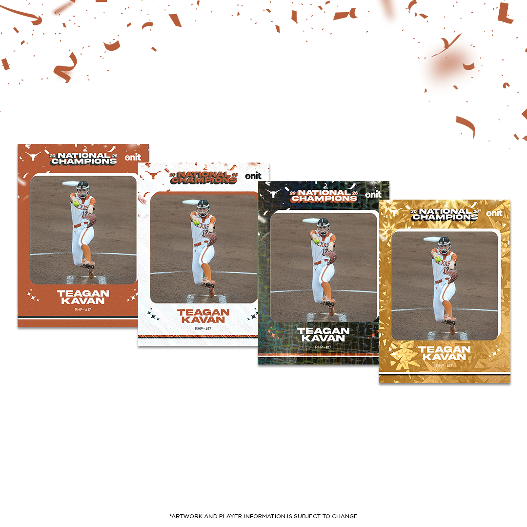 Texas Softball 2026 National Champion Commemorative Box