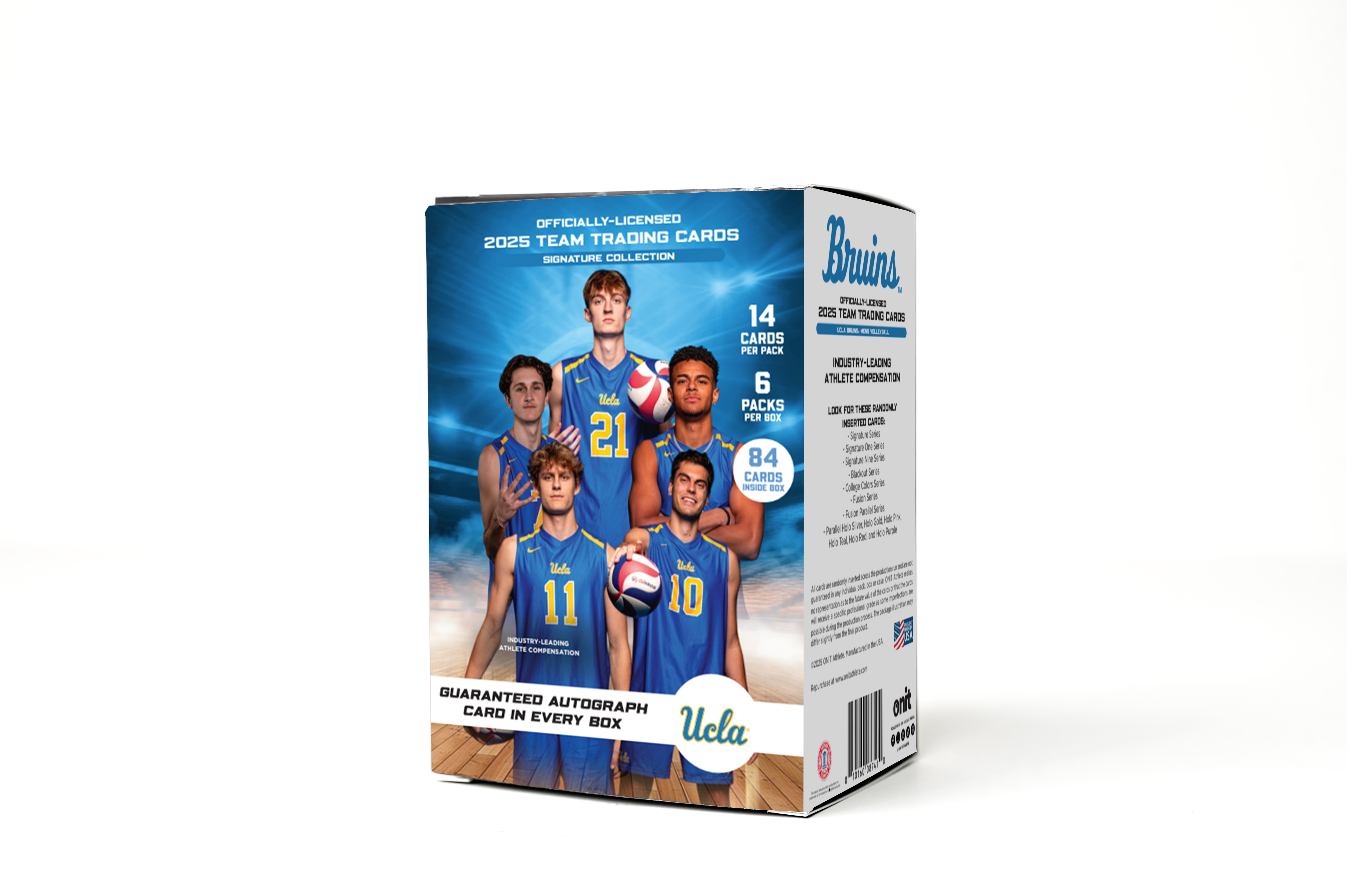 UCLA® 2025 Men's Volleyball Trading Cards - Platinum Box with Guaranteed Autograph