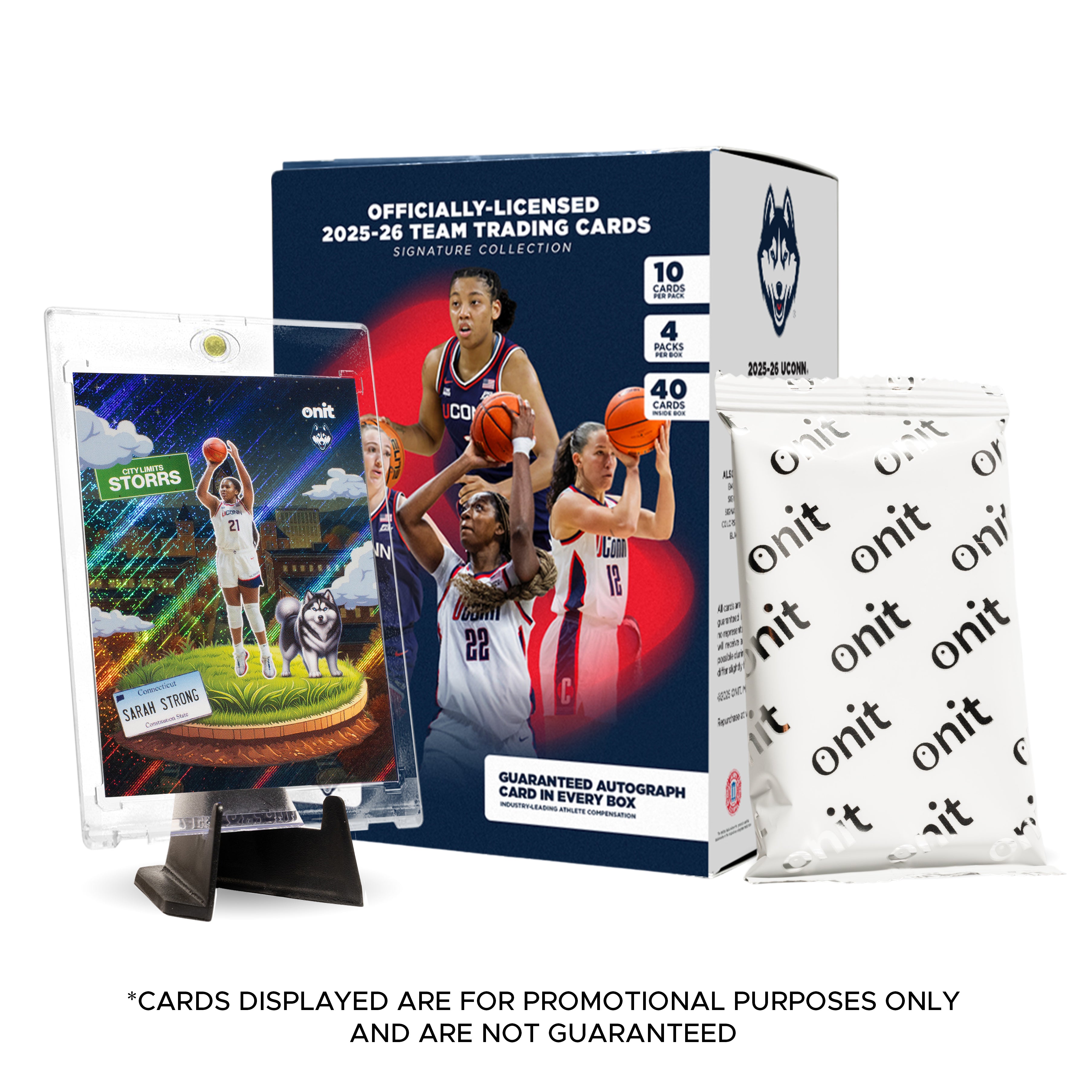 UConn Women's Basketball 2025-26 Trading Cards - Platinum Box (Guaranteed Autograph)