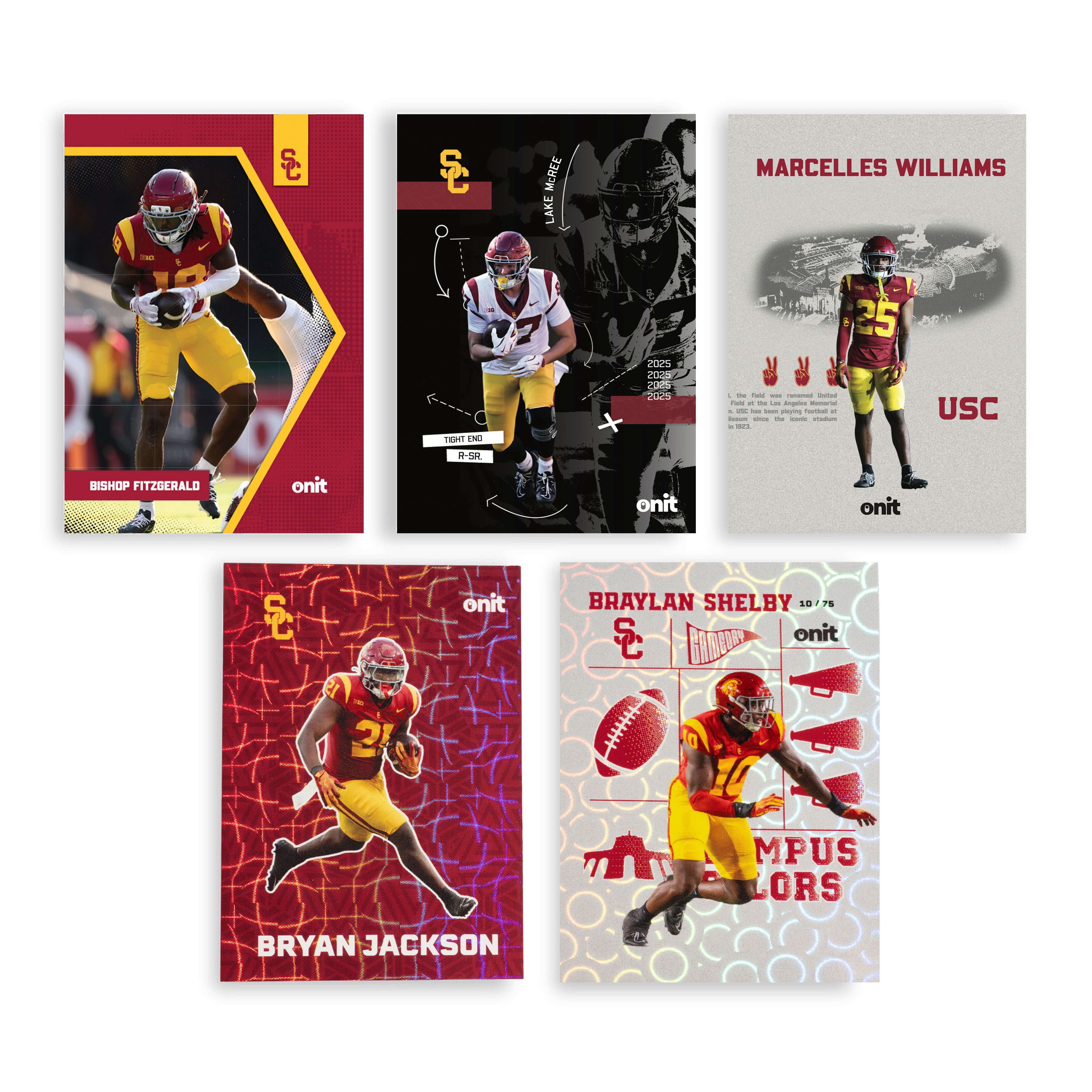 University of Southern California Football 2025 Trading Cards - Platinum Box (Guaranteed Autograph!)