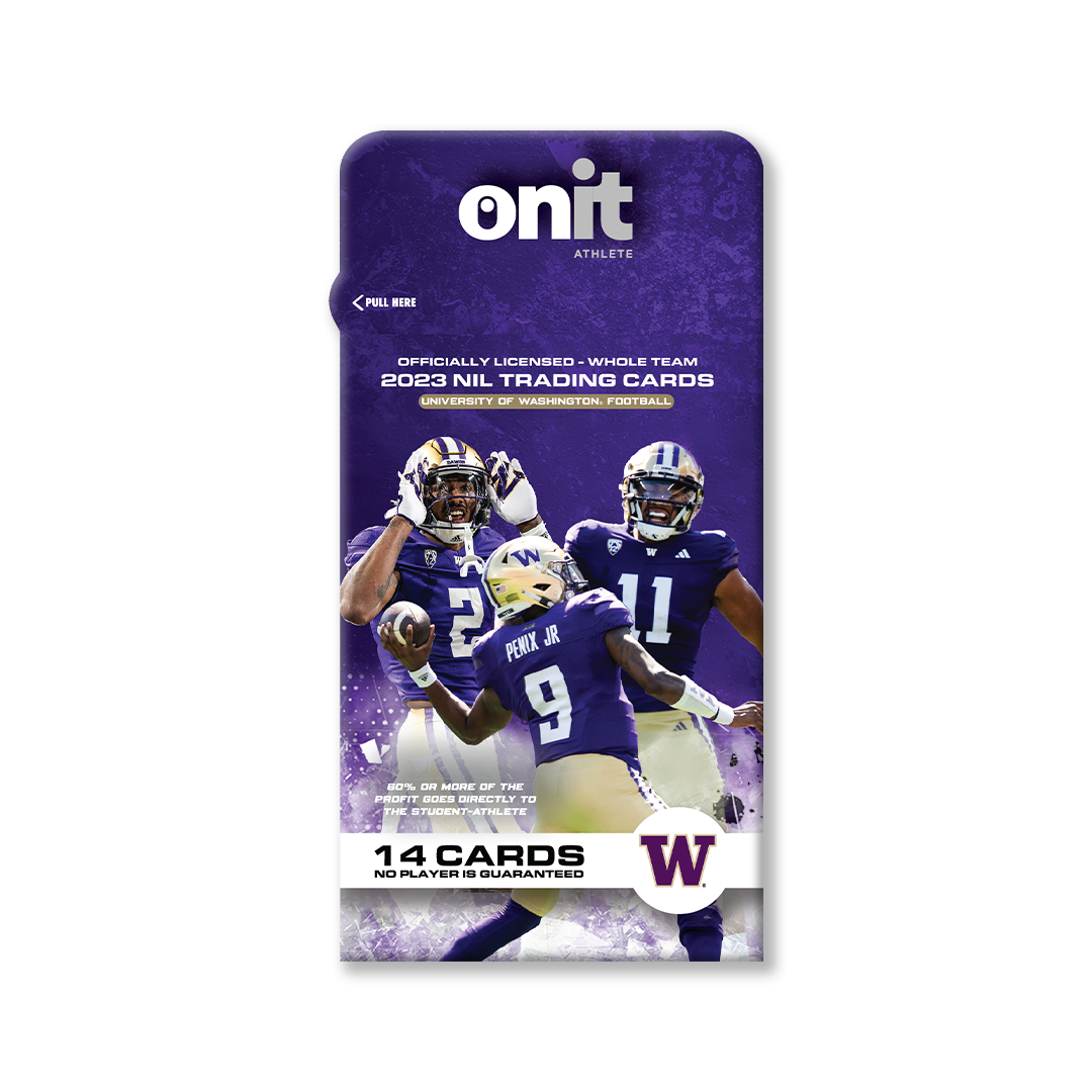 University of Washington® NIL Football - 2023 Trading Cards - Single Pack