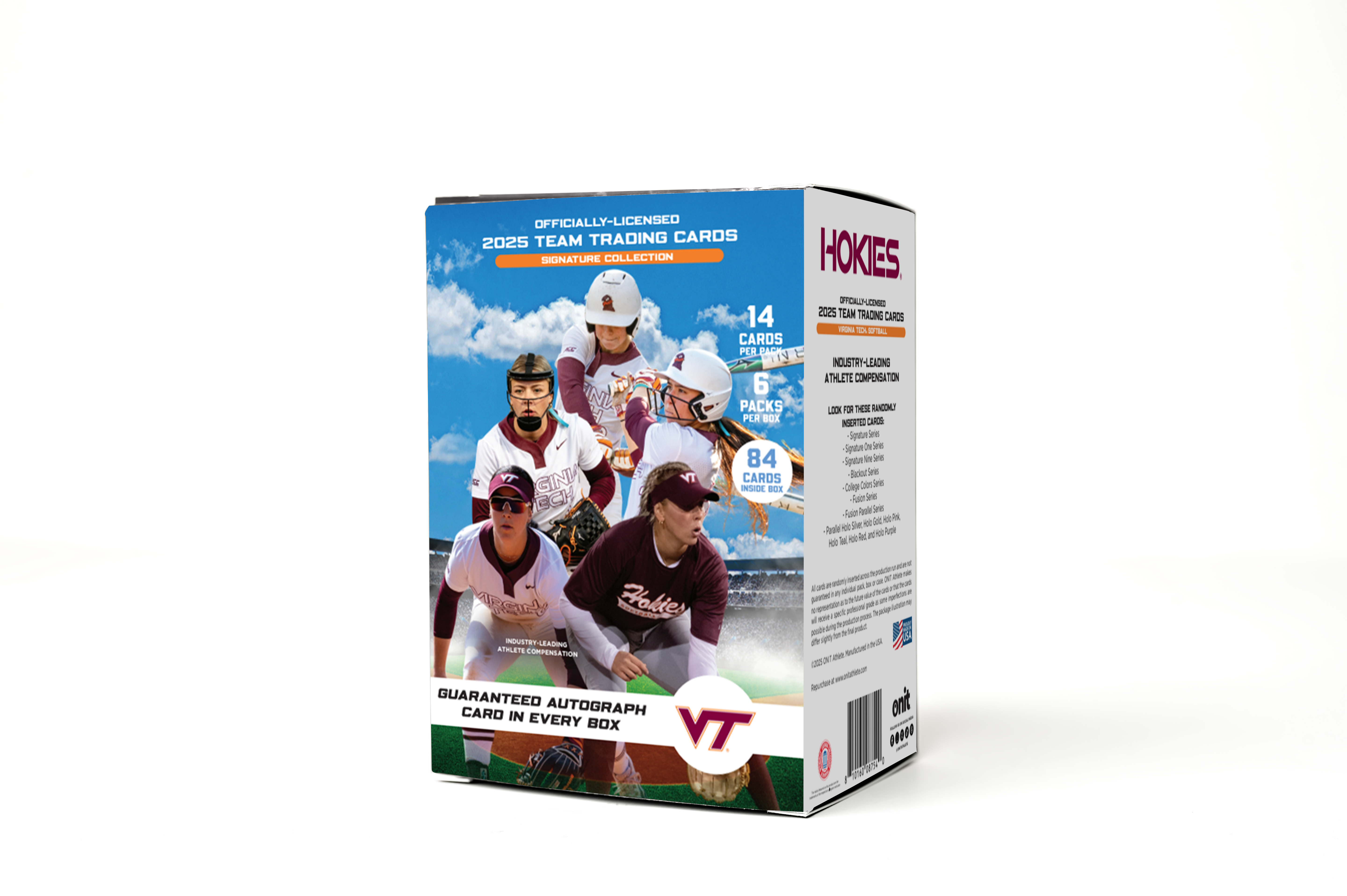 Virginia Tech® 2025 Softball Trading Cards - Platinum Box with Guaranteed Autograph