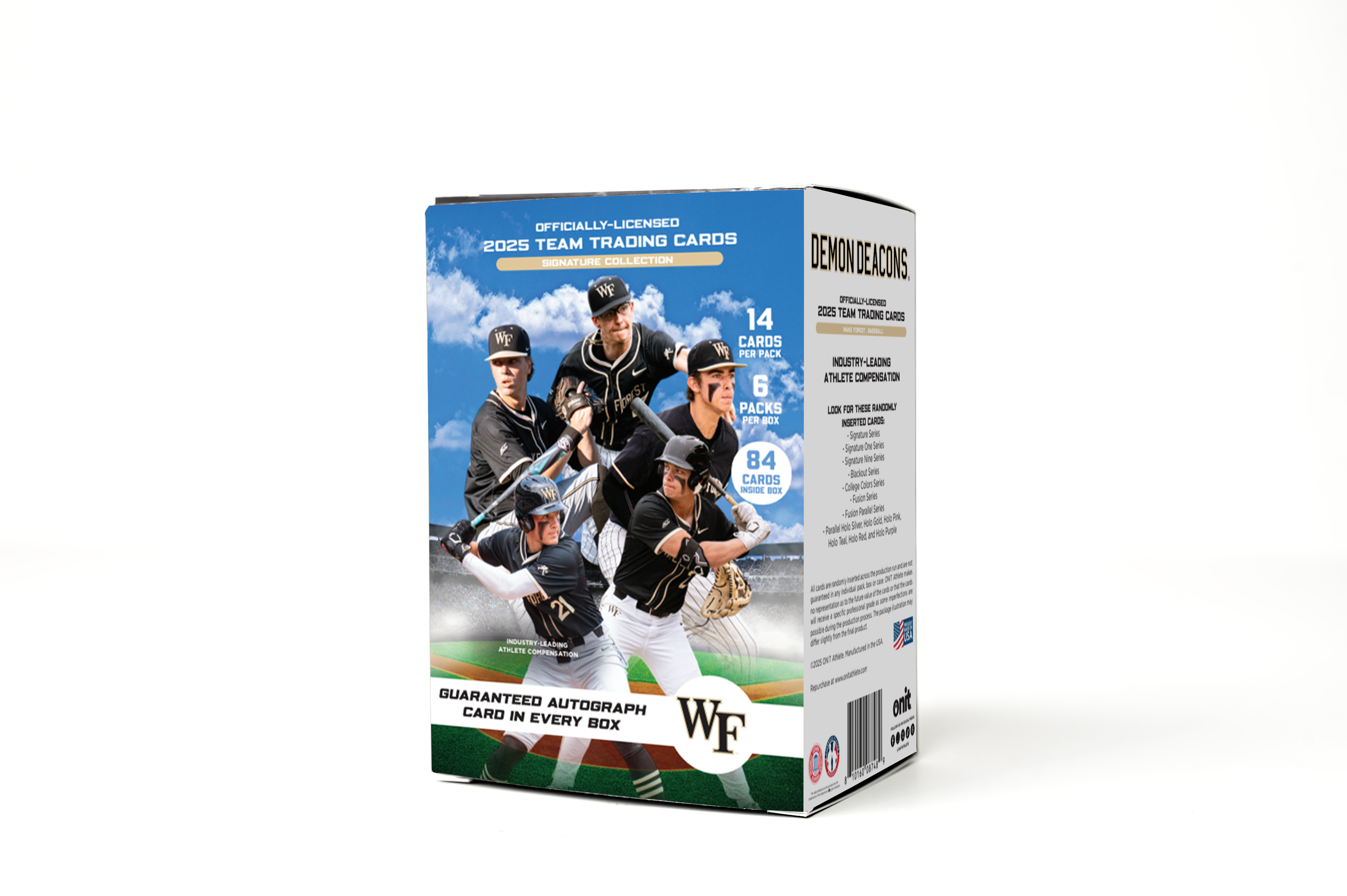 Wake Forest University® 2025 Baseball Trading Cards - Platinum Box with Guaranteed Autograph