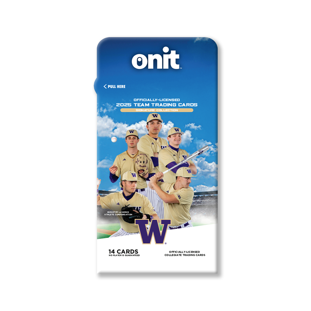 University of Washington® 2025 Baseball Trading Cards - Single Pack