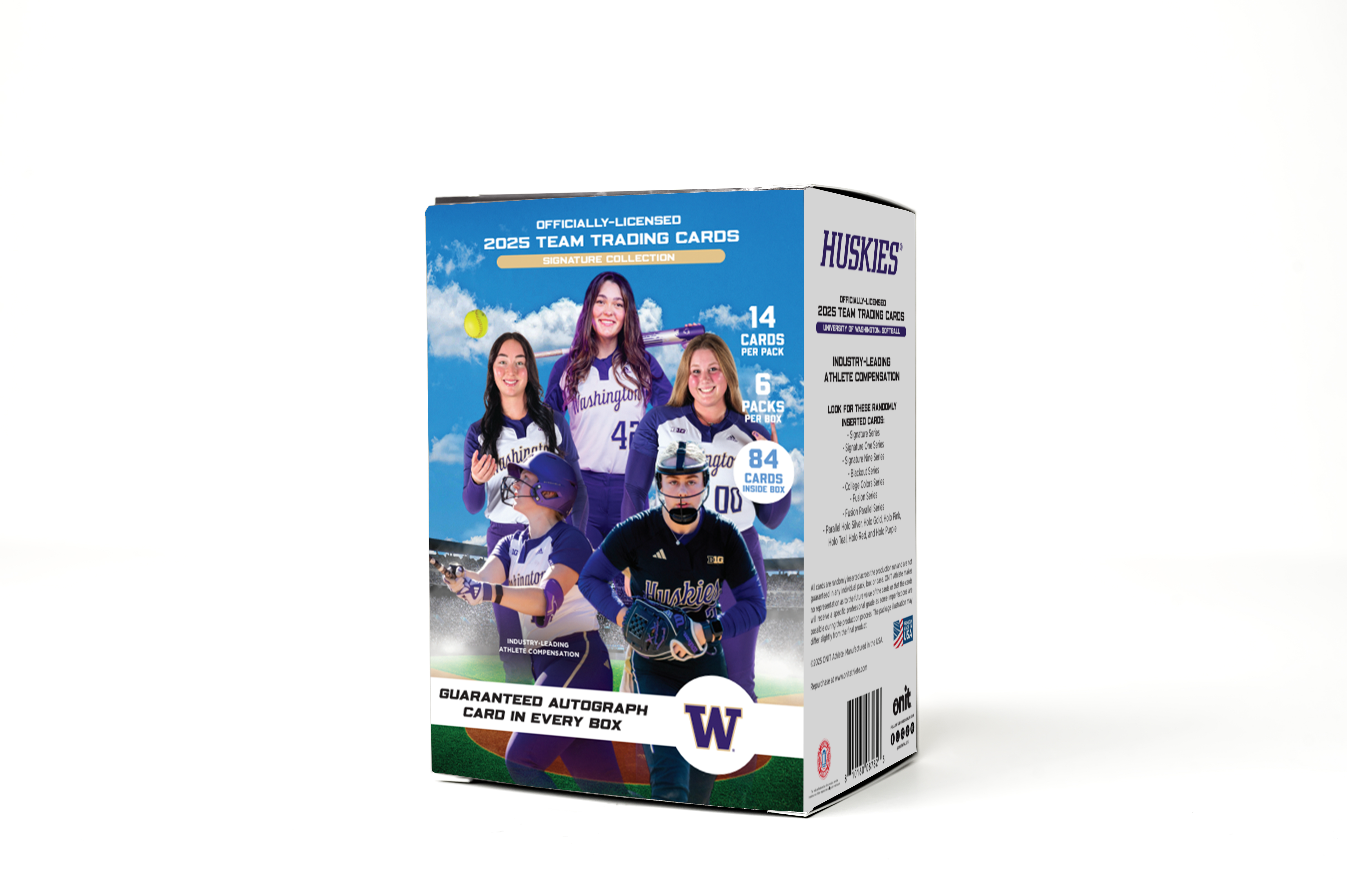University of Washington® 2025 Softball Trading Cards - Platinum Box with Guaranteed Autograph