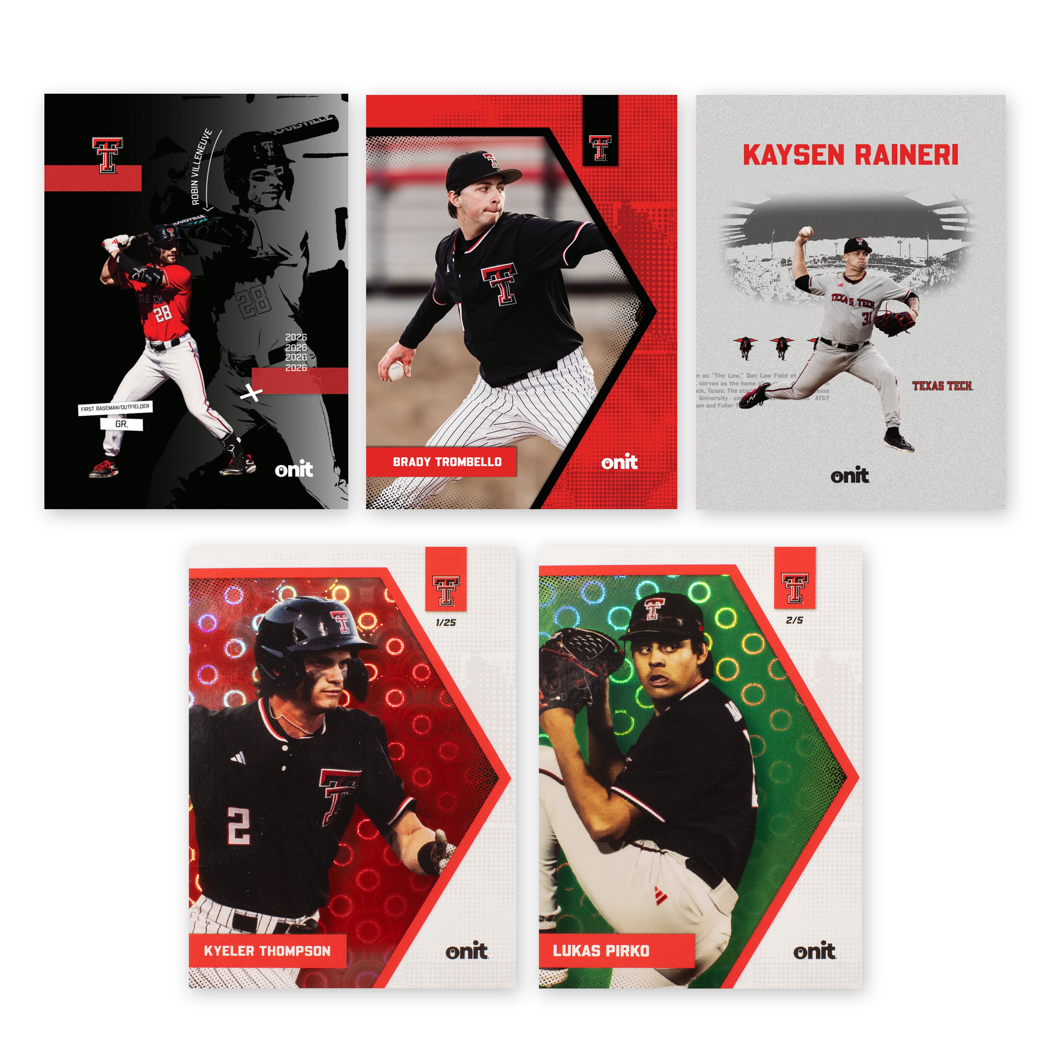 Texas Tech Baseball 2026 Trading Cards