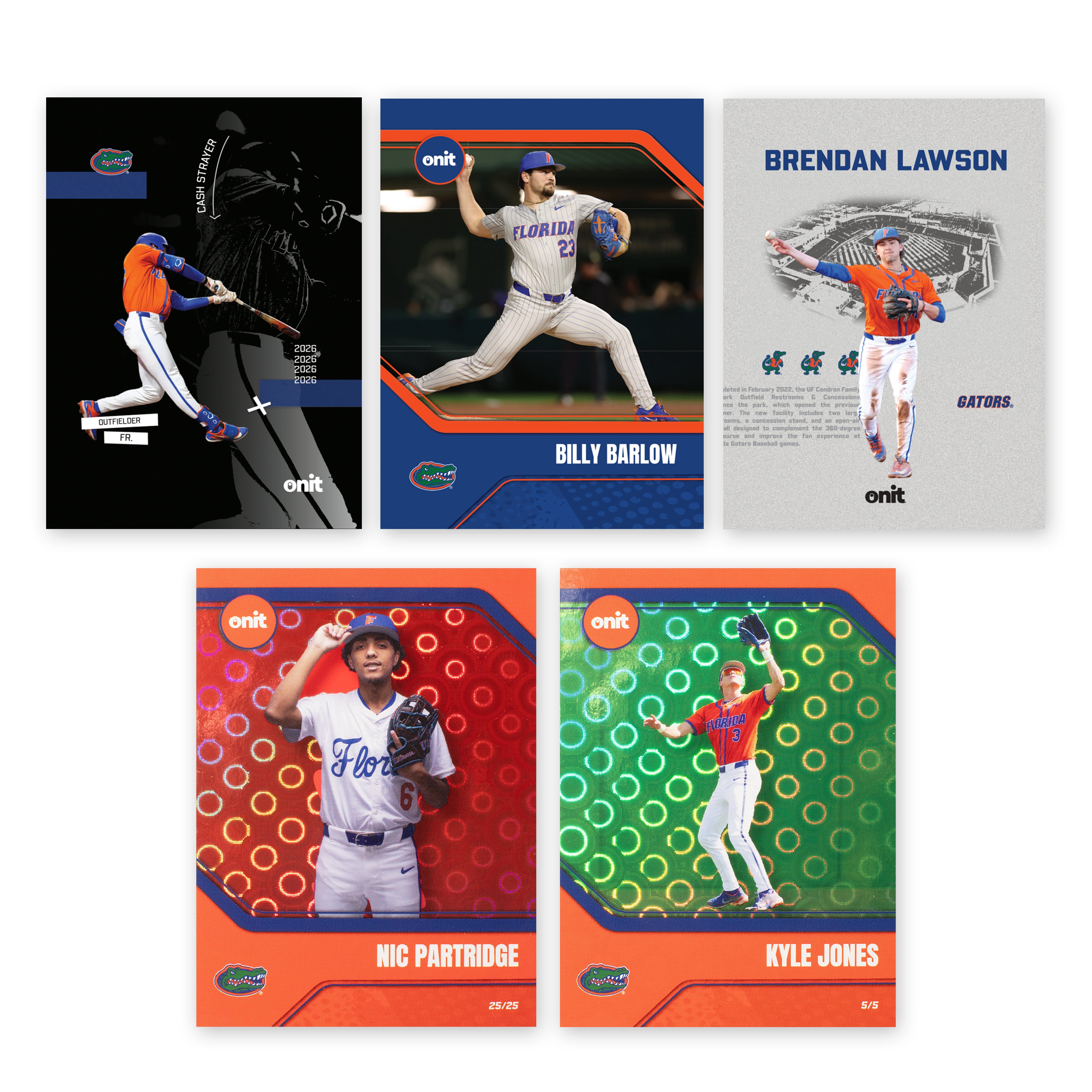 University of Florida Baseball 2026 Trading Cards