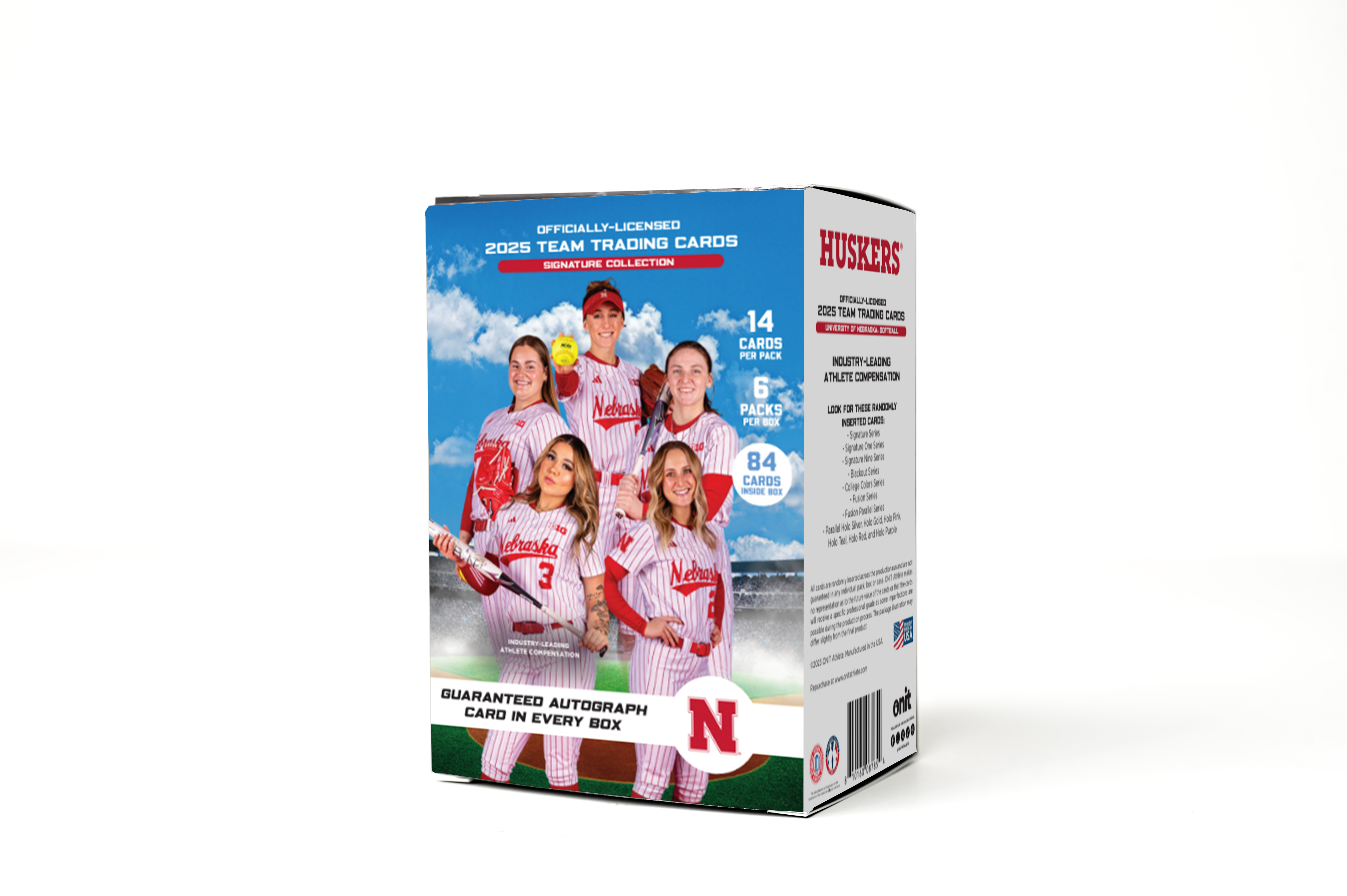 University of Nebraska® 2025 Softball Trading Cards - Platinum Box with Guaranteed Autograph
