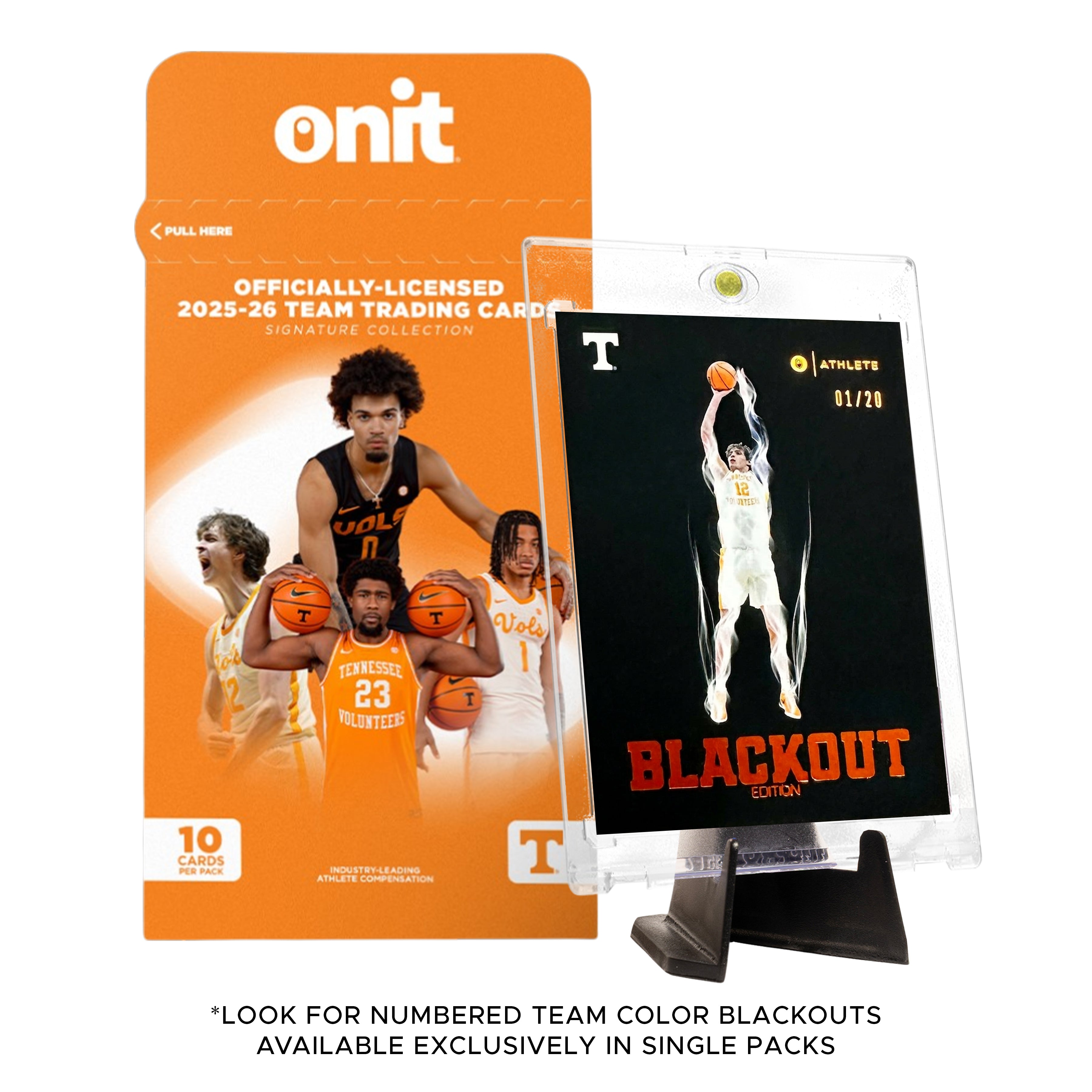 University of Tennessee Men's Basketball 2025-26 Trading Cards - Single Pack