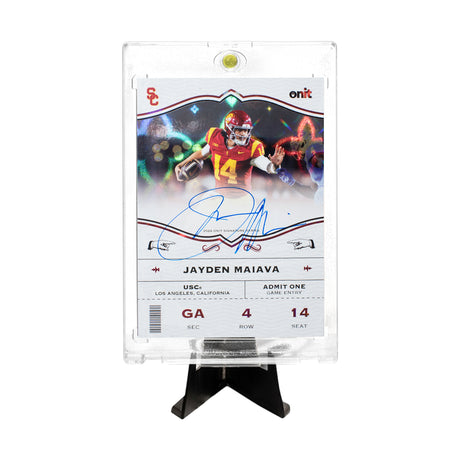 Jayden Maiava autograph card