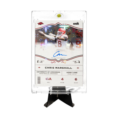 Chris Marshall autograph card