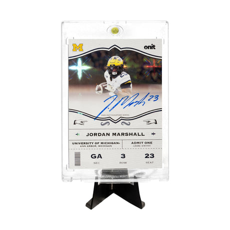 Jordan Marshall autograph card