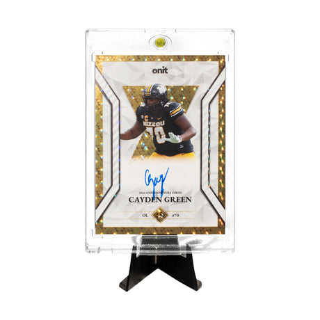 Cayden Green autograph card