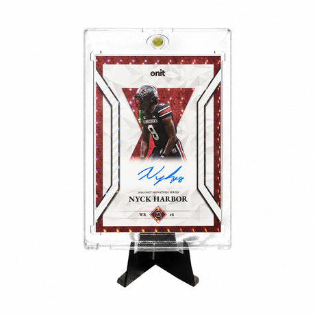 Nyck Harbor autograph card