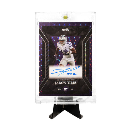 Jaron Tibbs autograph card