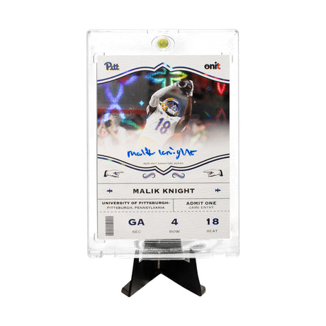 Malik Knight autograph card
