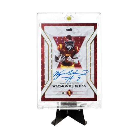 Waymond Jordan autograph card