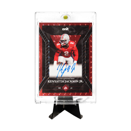 Kenyatta Jackson Jr. autograph card