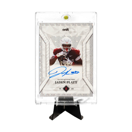 Jaden Platt autograph card