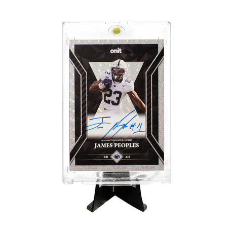James Peoples autograph card
