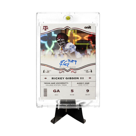 Rickey Gibson III autograph card