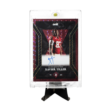 Xavier Tiller autograph card