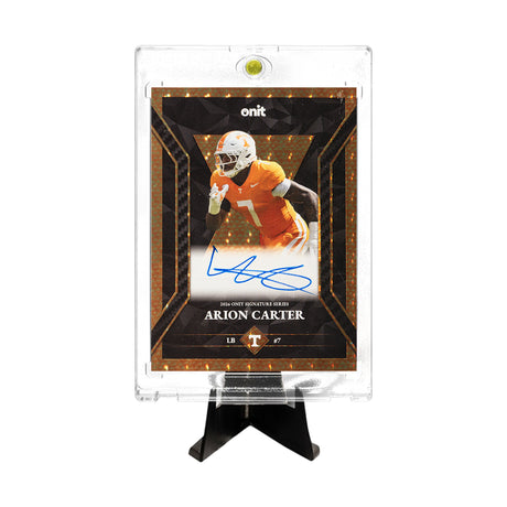 Arion Carter autograph card