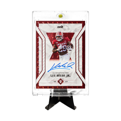 Lee Beebe Jr. autograph card