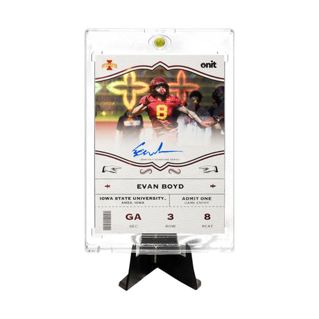 Evan Boyd autograph card