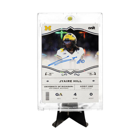 Jyaire Hill autograph card