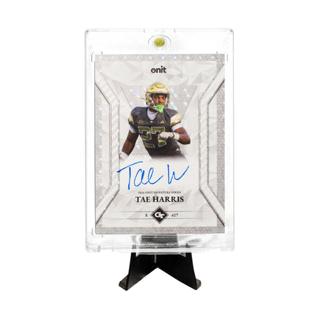 Tae Harris autograph card