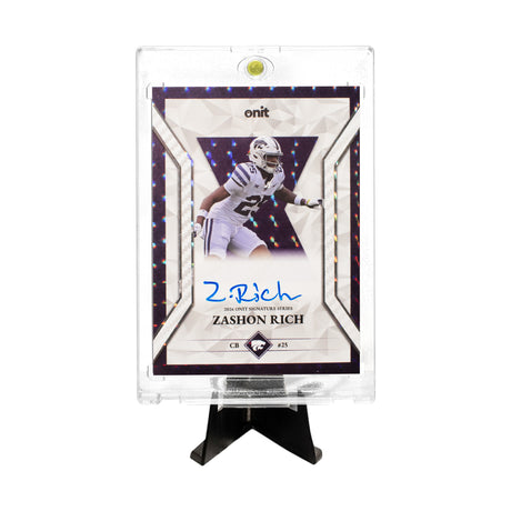 Zashon Rich autograph card