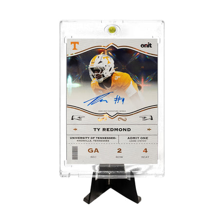 Ty Redmond autograph card