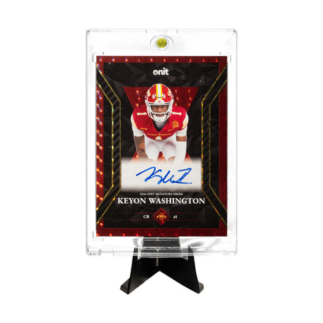 Keyon Washington autograph card