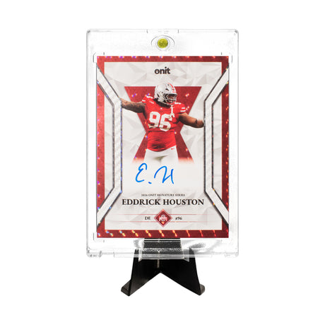 Eddrick Houston autograph card