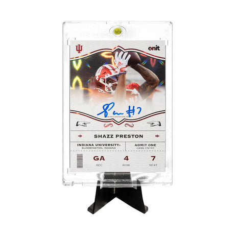 Shazz Preston autograph card