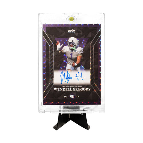 Wendell Gregory autograph card