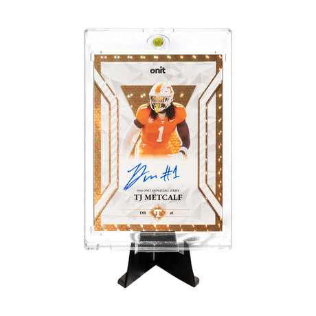 TJ Metcalf autograph card